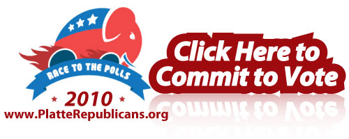 Race to the Polls 2010. Click here to commit to vote.